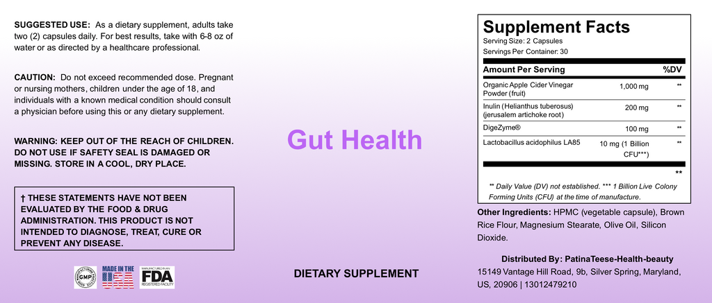 Gut Health Probiotic Caps image 5