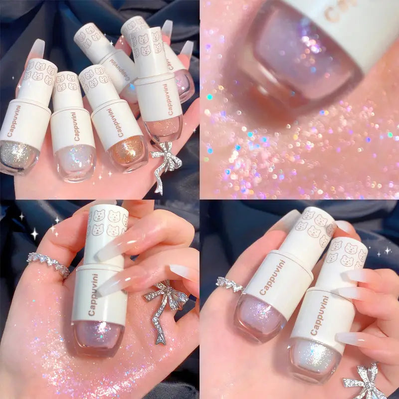 Glitter Liquid Eyeshadow - 6 Long-Lasting Shades